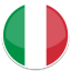 Italian Tri Colour Flag. Toggle language to Italian